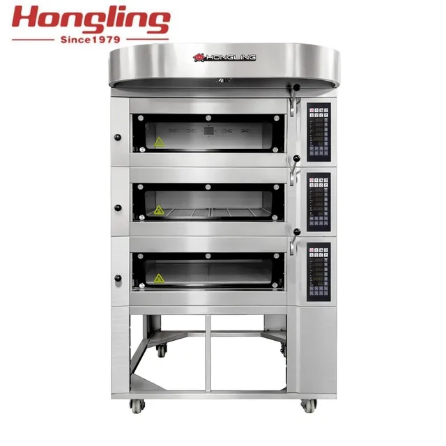 Commercial 3 Deck 6 Trays Electric Oven Baking Cake Bread Oven Machine