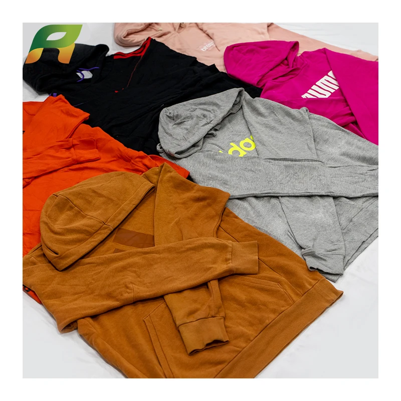 Exporttrade Ladies Sport Hoodies Used Luxury Extra Quantity Clothing From  London Secondhand Designer Cotton Top Grade Quality