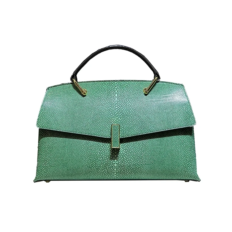 Pearl Fish Leather Pattern Women Handbags Fashion Softness