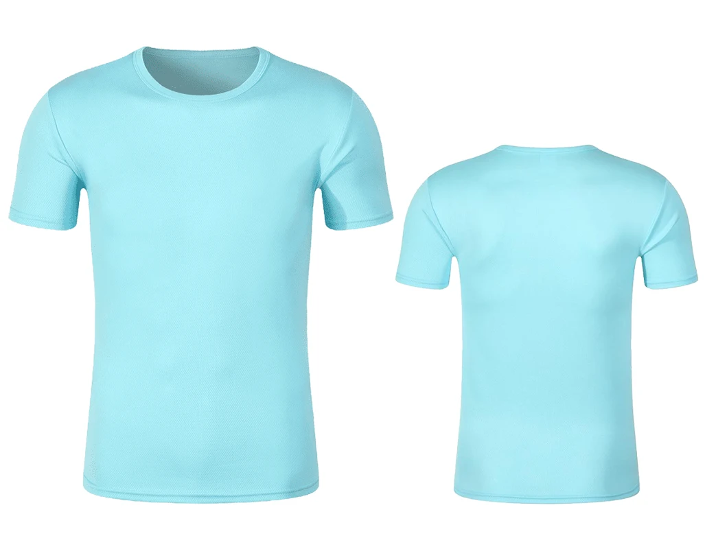Blank Sublimation Shirts 100 Polyester White T Shirts Wholesale Plus