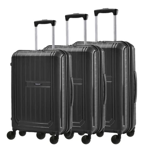PP 4-Wheel 360 Spinner Luxury Aluminum Trolley Unisex Carry-On Luggage Set with TSA Lock-3 PCS