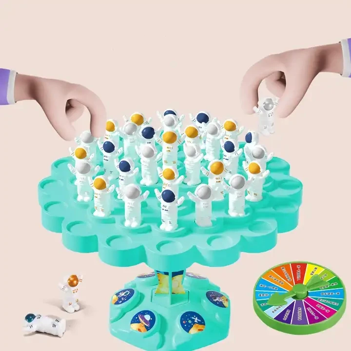 Astronaut Balance Trees Puzzle Playing Board Games Toys Fun Intelligence Interactive Balance Trees Toys for Children Gift