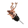 07C Cerf porte-bonheur rouge antique