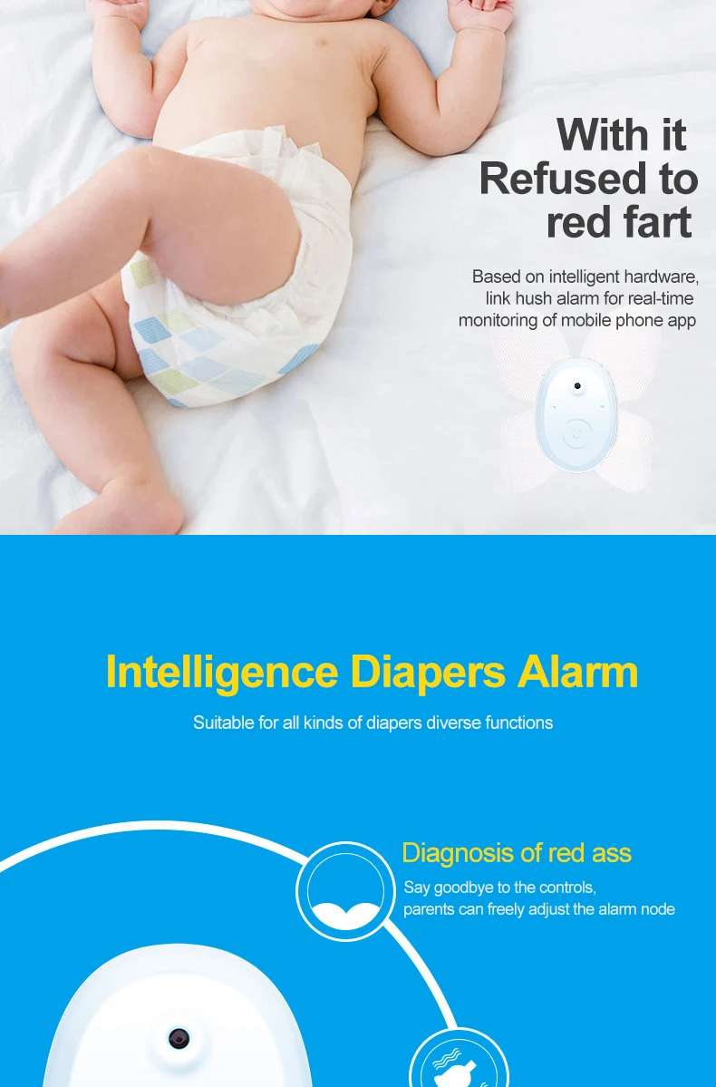 Innovative Loss Prevention Wristband Bedwetting Alarm Household Portable Vibrating Bed Wetting