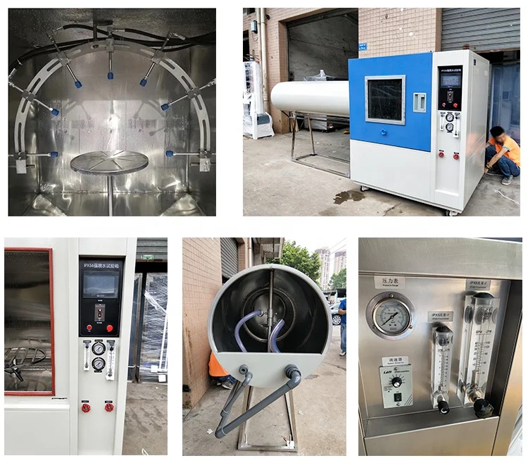 IPX3 IPX4 Environmental Waterproof Test Chamber Rain Spray Testing Machine