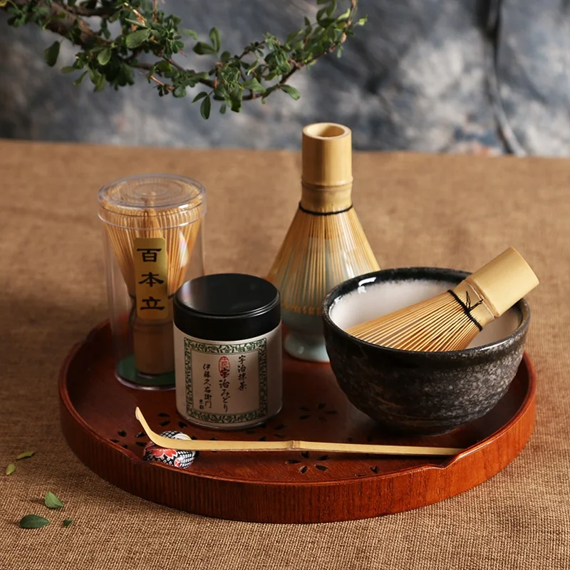 1pc Japanese-style Tea Whisk Chasen & Stirring Brush Bamboo Matcha