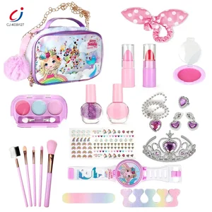 Chengji Kids Makeup Toys Juguetes De Maquillaje Pretend Play Diy Fashion Beauty Cosmetic Toy Nail Makeup Kids Set