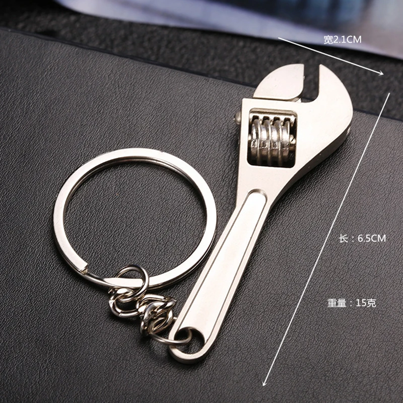 wholesale wrench key chain practical metal