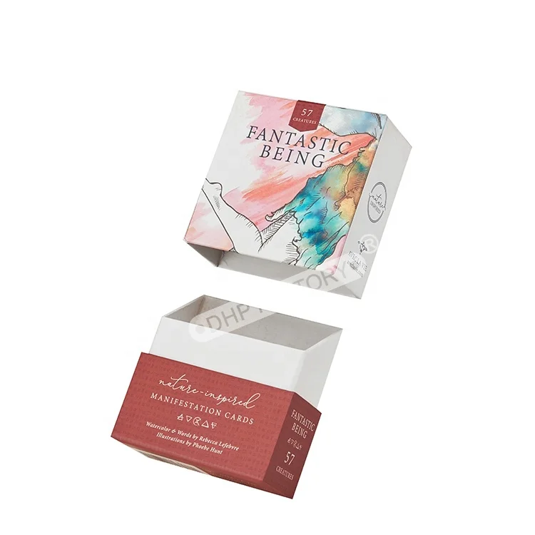 Простой пользовательский CMYK Печатный пригодный для переработки жесткий картон детей образовательные флеш-игры карты игрушки упаковочная коробка карточных