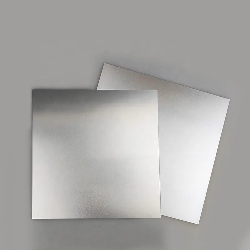 anodized aluminum sheet silver nature satin