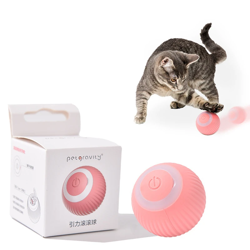 Smart Cat Toys Electric Cat Ball Automatic Rolling Ball Cat Interactive ...