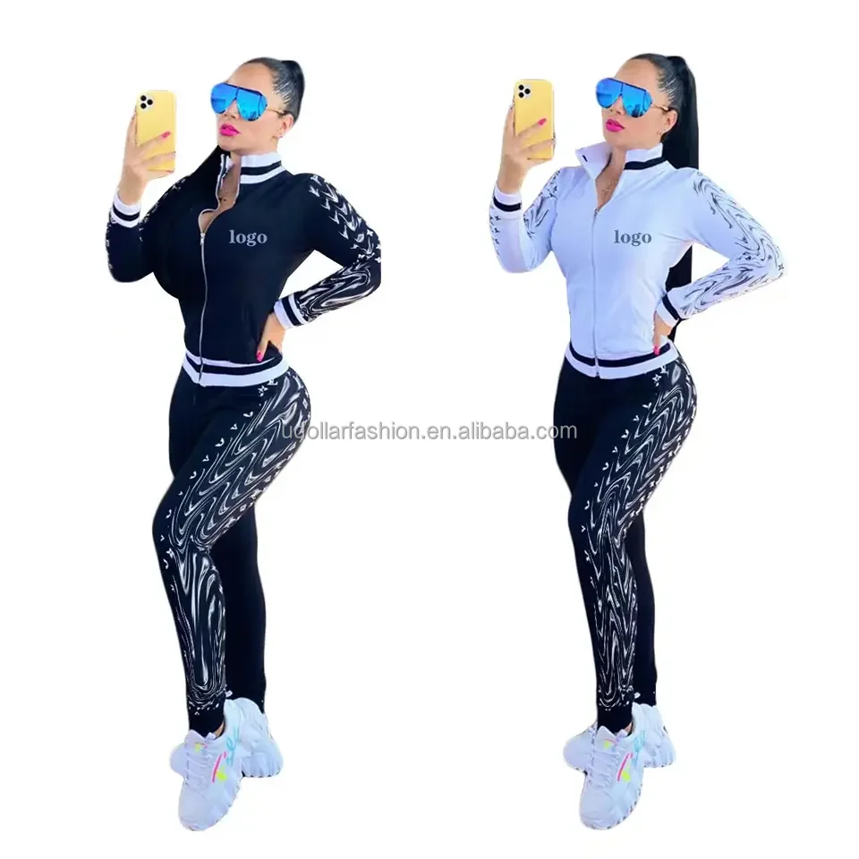 Hot Sale Women Clothes Streetwear Casual Two Piece Set Women Shirt