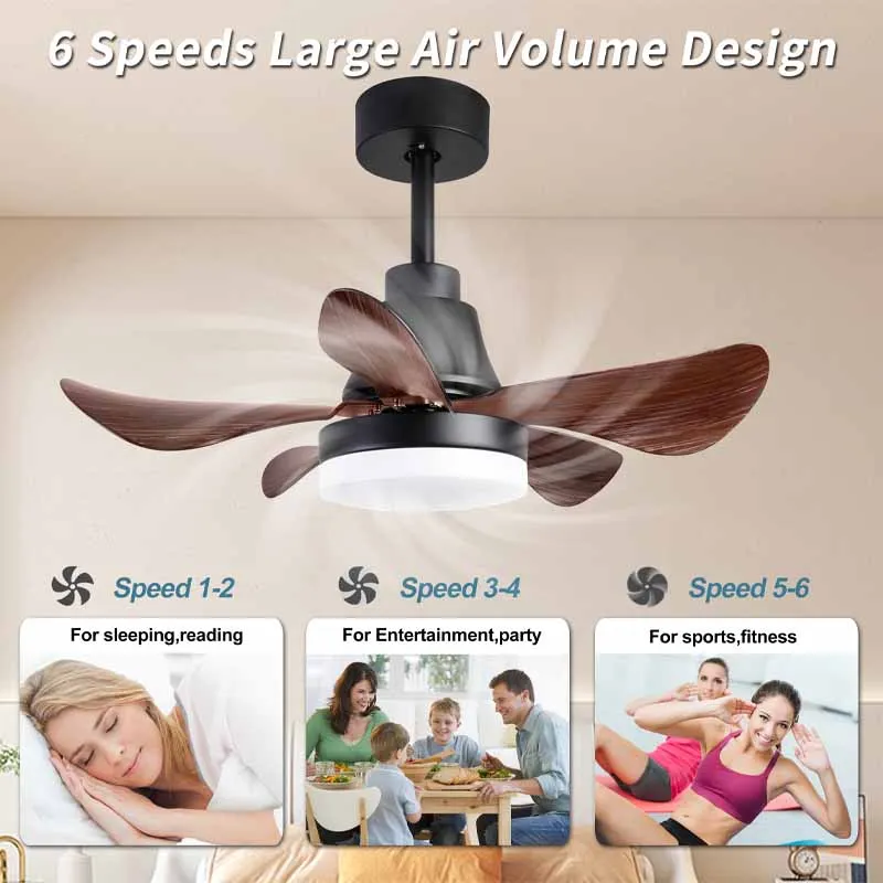 product factory direct ceiling fans with lights and remote dimmable 3cct reversible bldc motor abs blades for bedroom living room886-1
