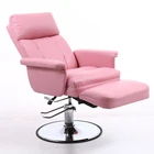 Chair Hair Salon Hydraulic Reclining Barber Chair For Hair Beauty Salon Nail Salon Eyelash Extension Chair Adjustable Facial Spa Bed/Chair/Table
