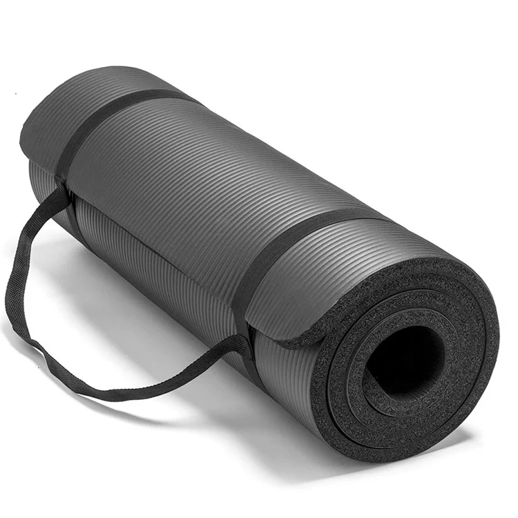 NBR Custom Printed Design Eco Friendly Workout Yoga Mat Yoga Knee Mat with Carrying Strap