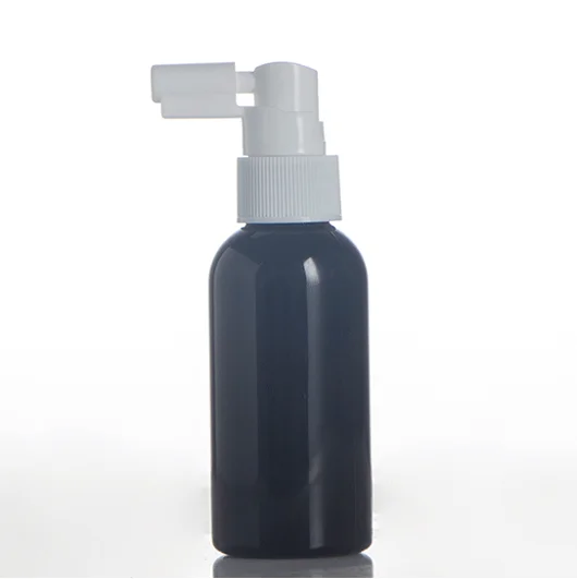 Customized 100ml PET Material Hair Tonic Sanitizer Nose Wash Spray Bottle Shoulder Design Pump Sayer Screen Printing Surface