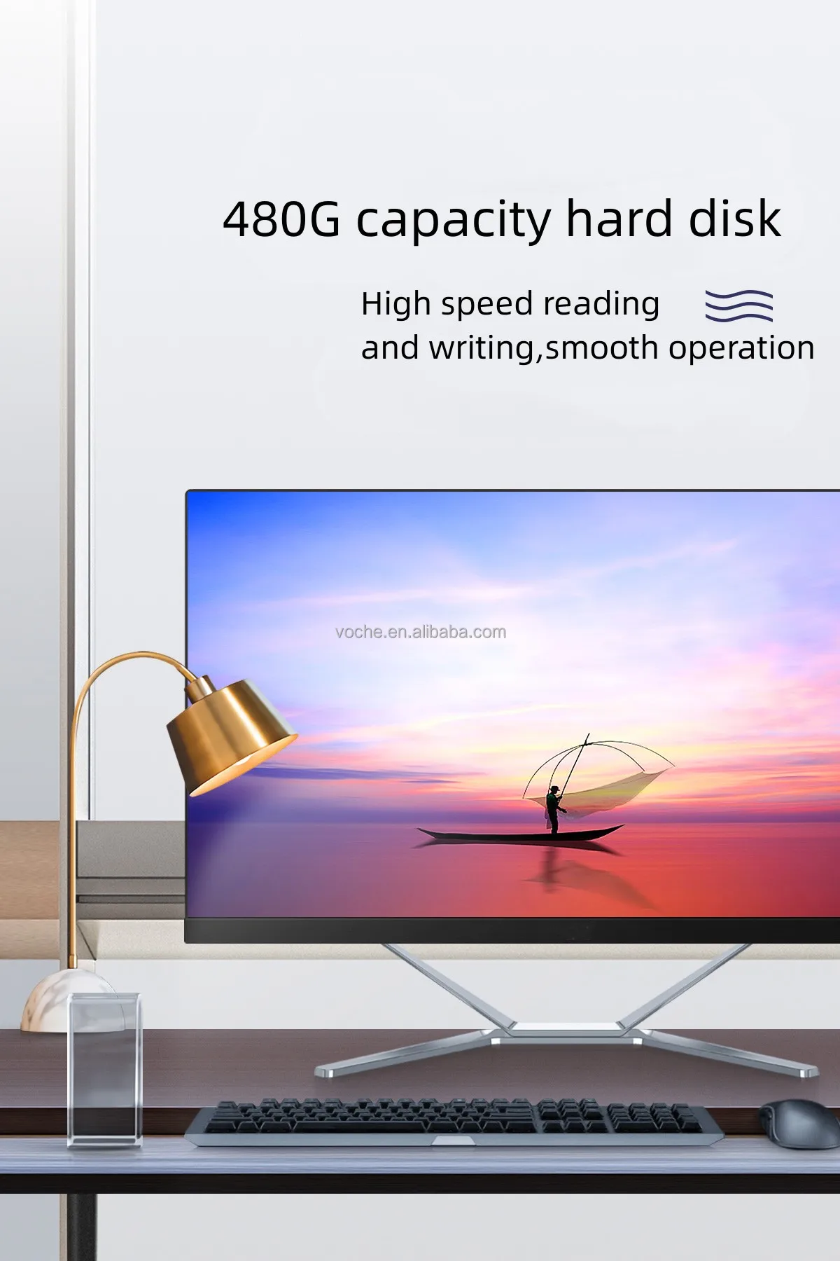 21.5 Inch Core I3 I5 I7 Cheap Hd Graphics Desktops Computer All In One