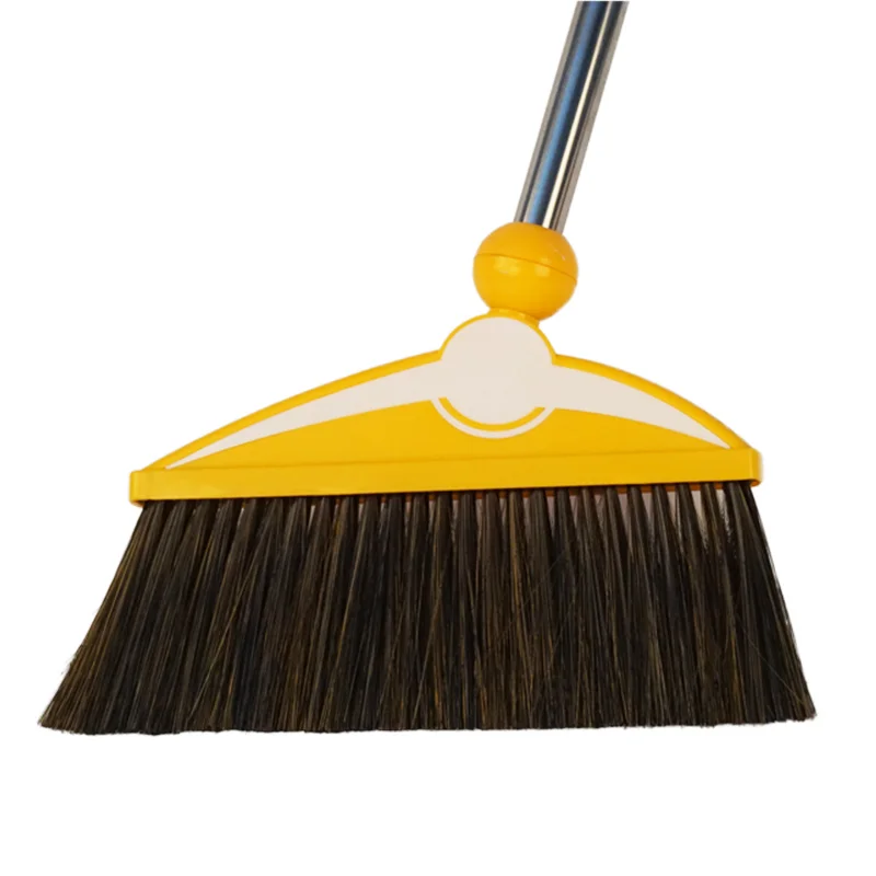 High Quality Durable Color Box Household Detachable Long Handle Plastic Broom and Dustpan Cleaning Tools