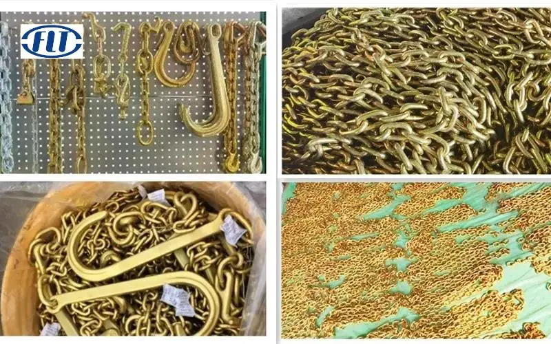 Galvanized G70 Lifting Tow Truck Chain Winch Cable Wrecker J Hooks