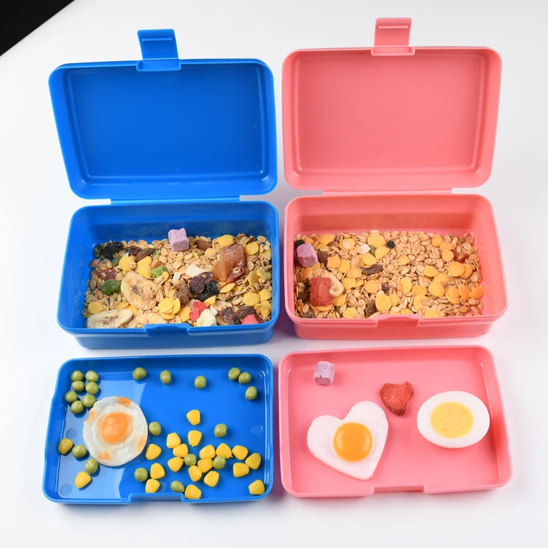 Aohea Cute Bento Snack Box for Adults and Kids BPA-Free, Microwave