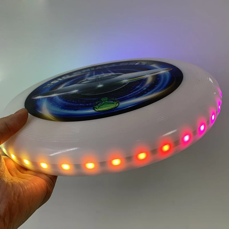 Перезаряжаемый USB супер яркий 175 г конечный свет диск электрическая светодиодная спортивная игрушка