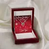 Collier + Coffret Cadeau Haut de Gamme en Bois Massif