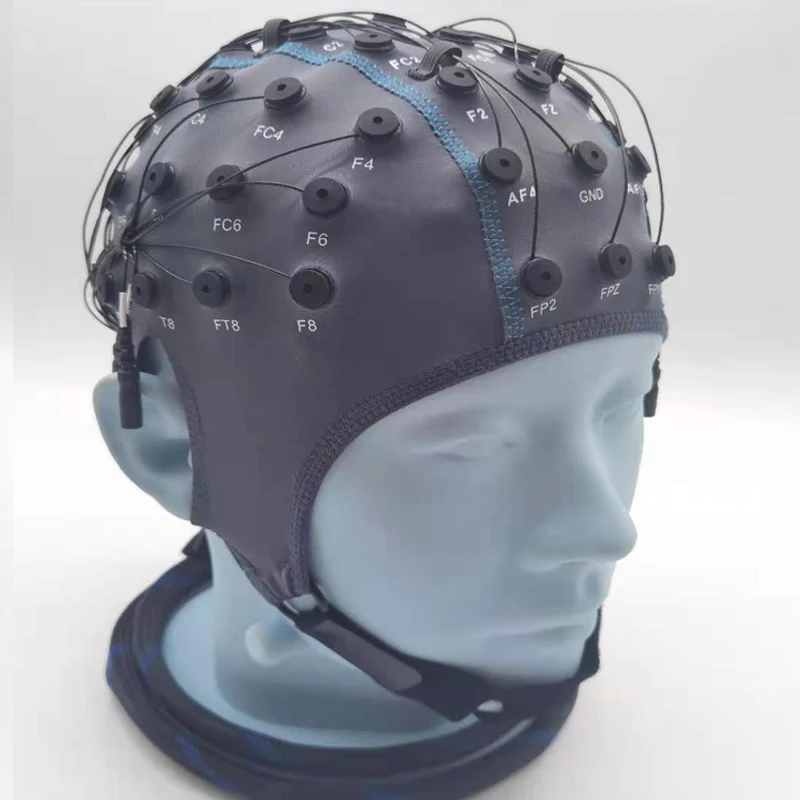 Sintered Ag/AgCl Reusable EEG Monitoring PSG Headset Hat