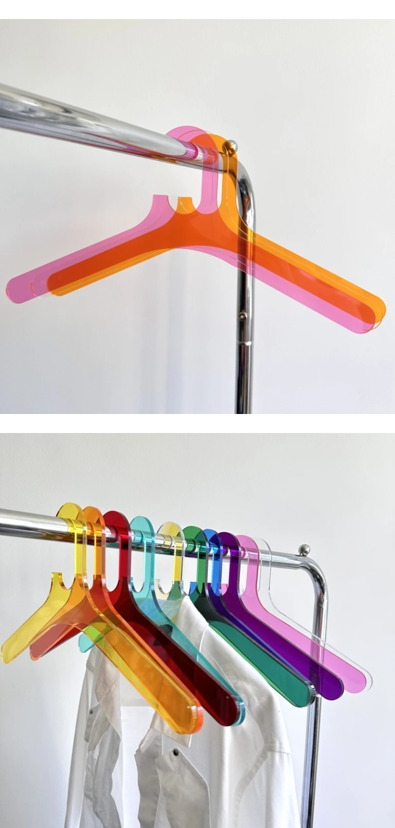 Acrylic Hanger Modern Cyberpopular Storage Clothing Nordic Style Color