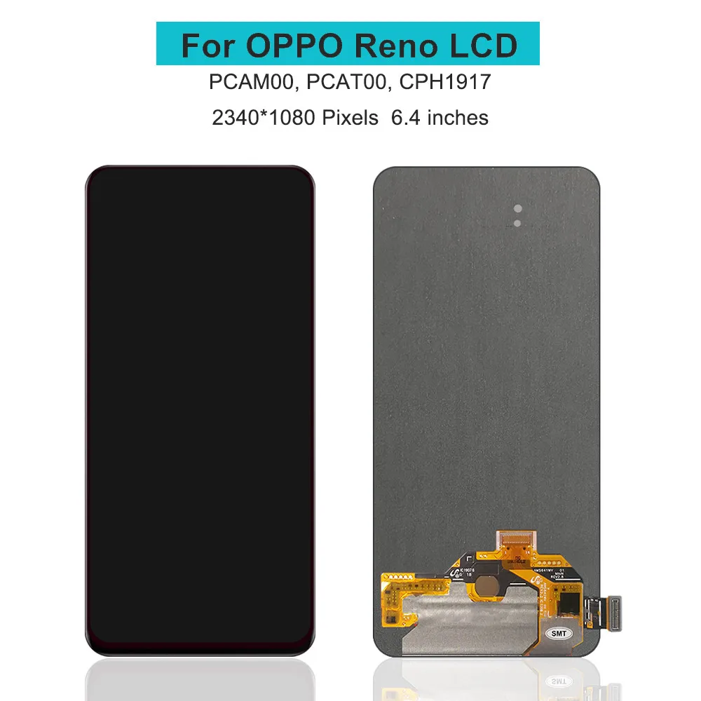 China Factory Mobile Phone pantallas de celulares Touch and LCD Screen For oppo Reno LCD display