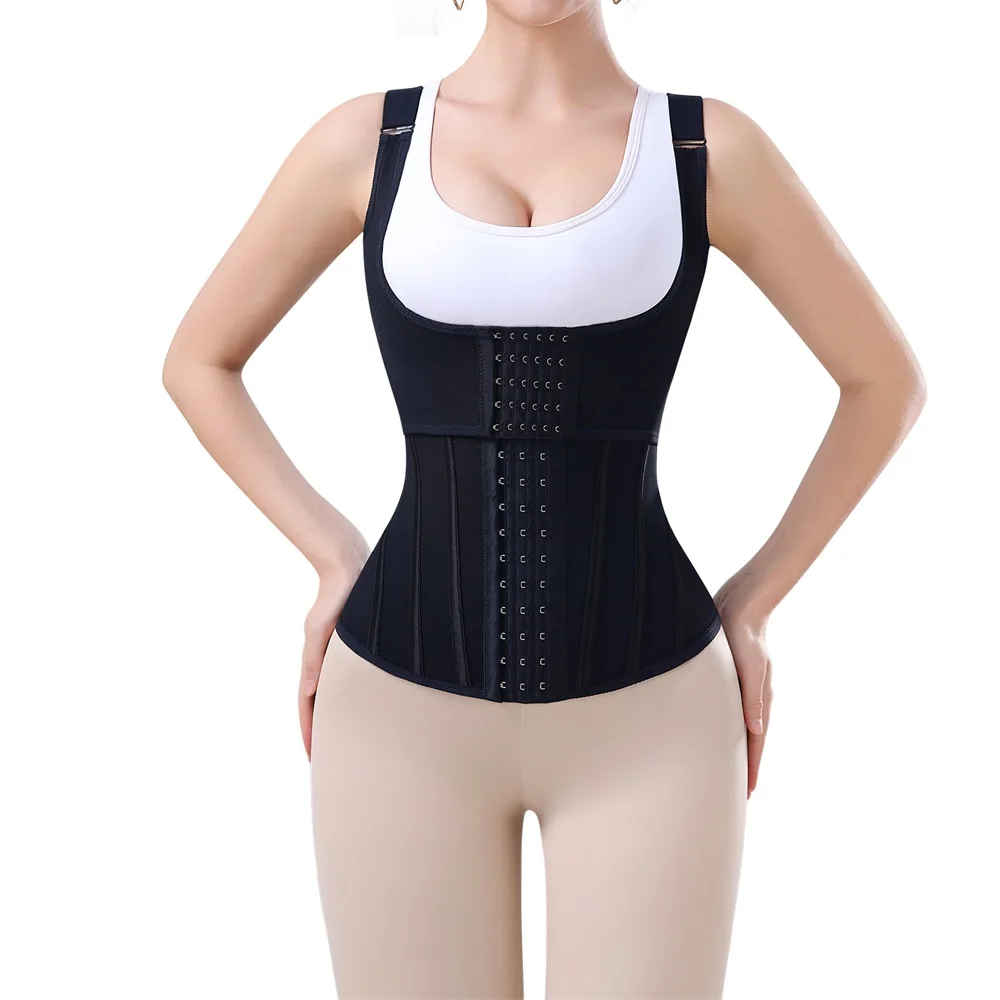 Shaping Belt Double Trimmer Tummy Control Shaper Waist Cincher Wrap Girdle Corset Vest Shoulder Strap Waist Trainer Shaperwear supplier
