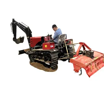 Multifunctional Agricultural Machinery Bulldozers Rotary Cultivators Weeding Ditching Equipment Engine for Cultivated Lands