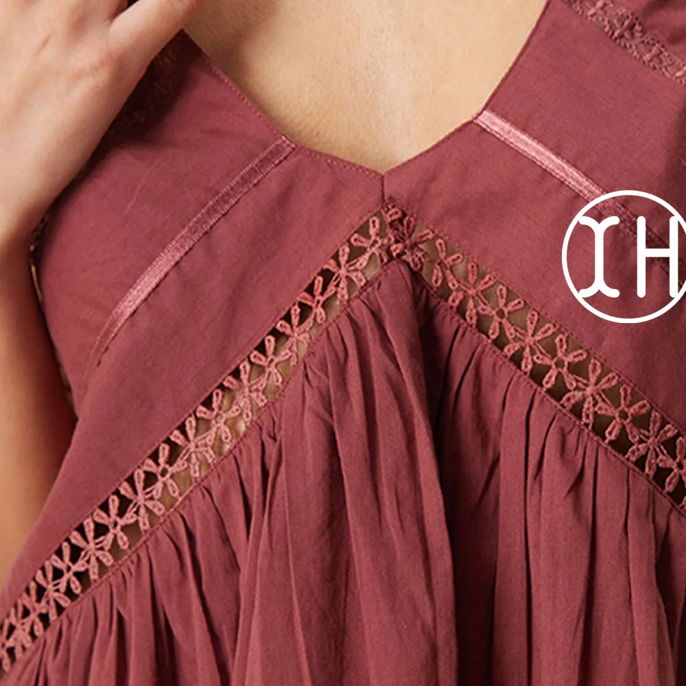 Clothing Manufacturer Women Fashion Lace Patchwork Pleated Dress V Neck  Sleeveless Relaxed Lace-up Ruffle Dresses| Alibaba.com