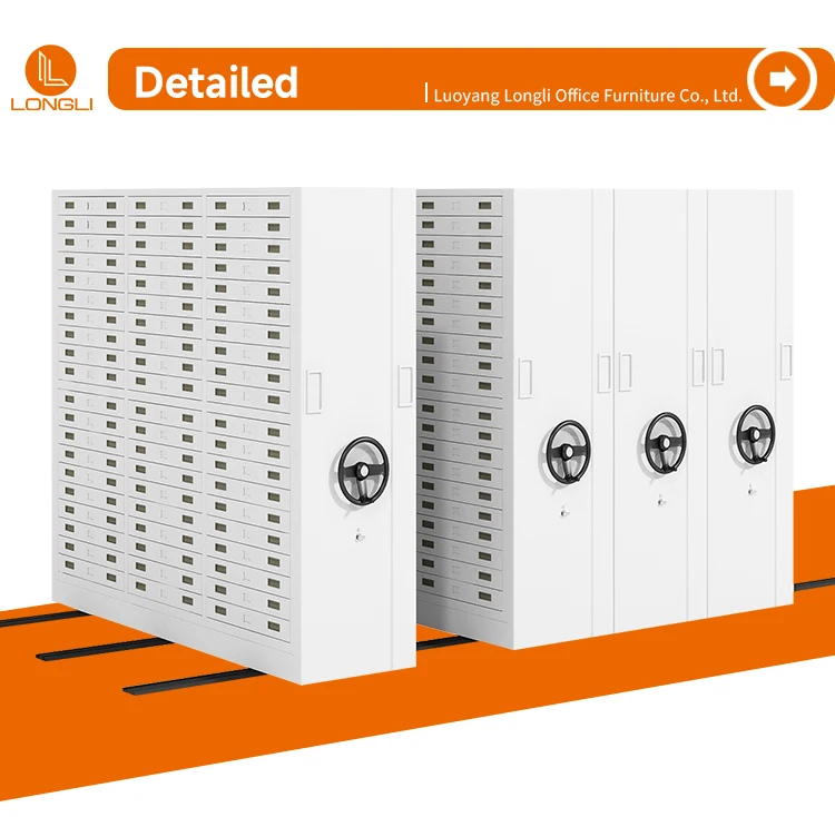 High Density Mobile Shelving Archive Compactor Bulk Filing
