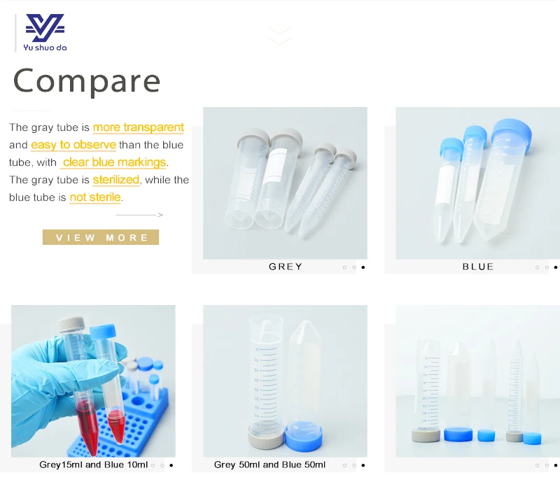  BLUE General Centrifuge Tubes