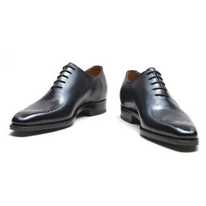 Factory Direct Goodyear Welted Italian Formal Oxford Shoes Men Comfortable Dress Shoes Genuine Leather