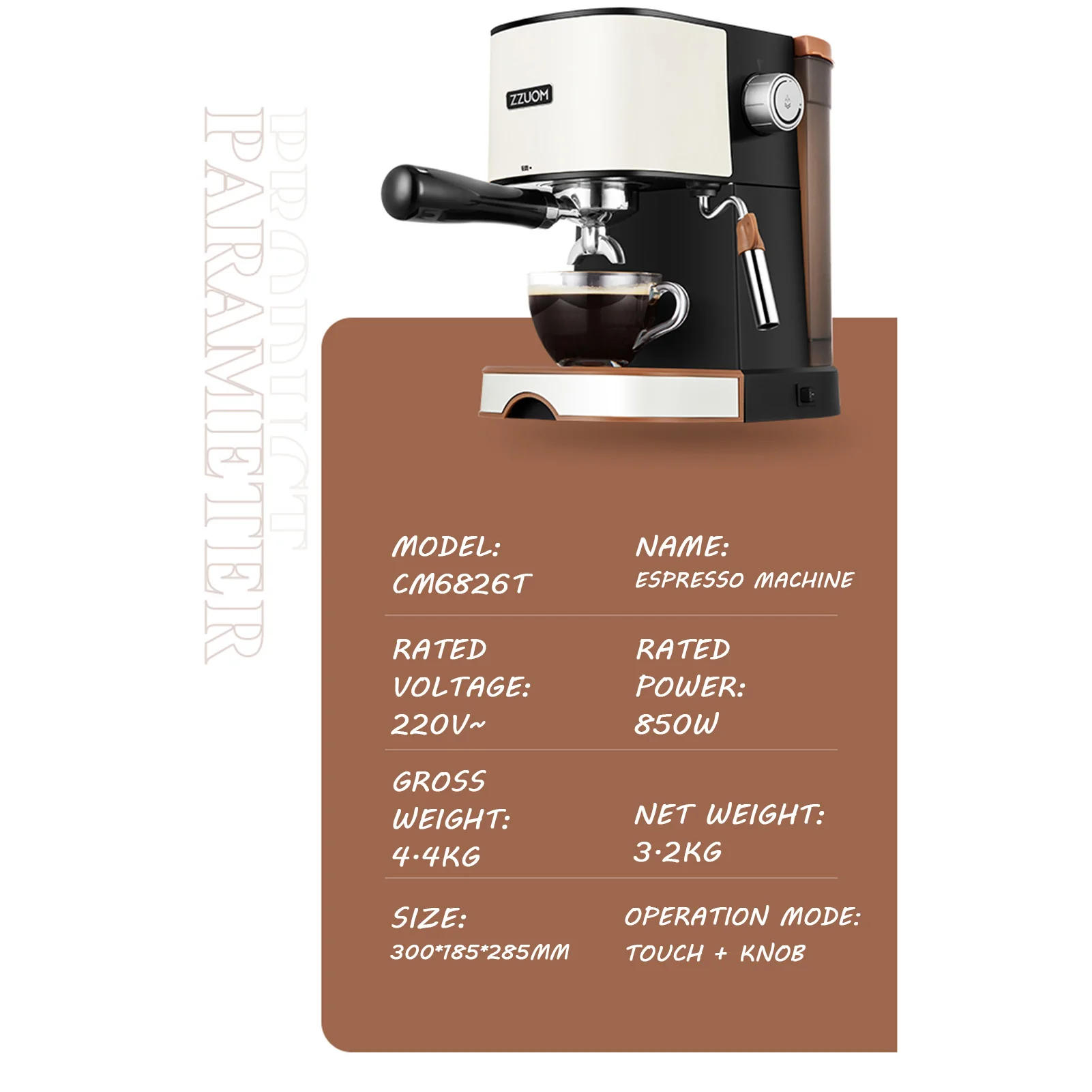 Автоматическая Паровая кофемашина, бытовая кофемашина для эспрессо