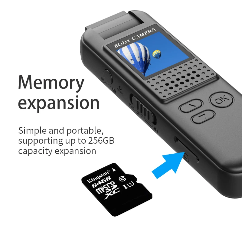 CS08 Mini Camera With Screen Sport Video Recorder HD 1080P Body Cam Outdoor Bicycle Recorder Security Video Body Mini Cameras