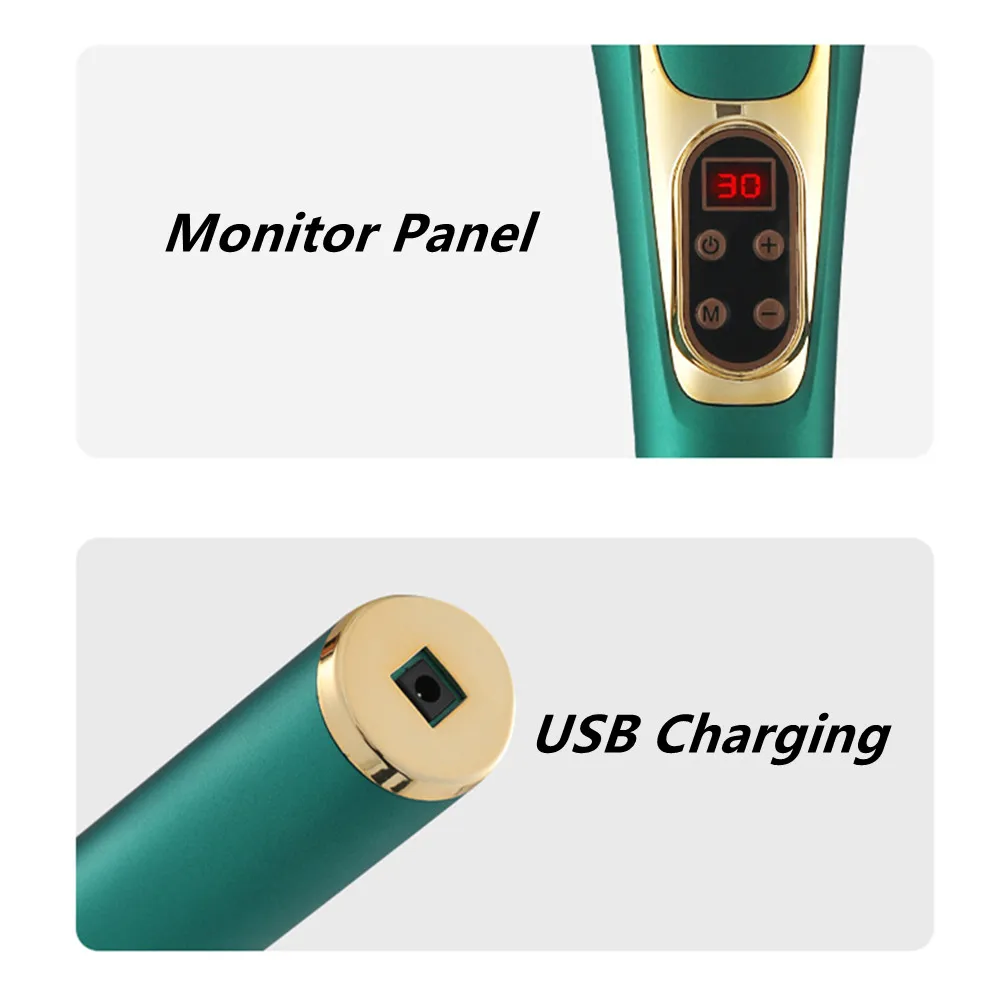 Electric Hand-held Multi-functional Body Massage Hammer Dredge Meridians and Relax Muscles USB Massager