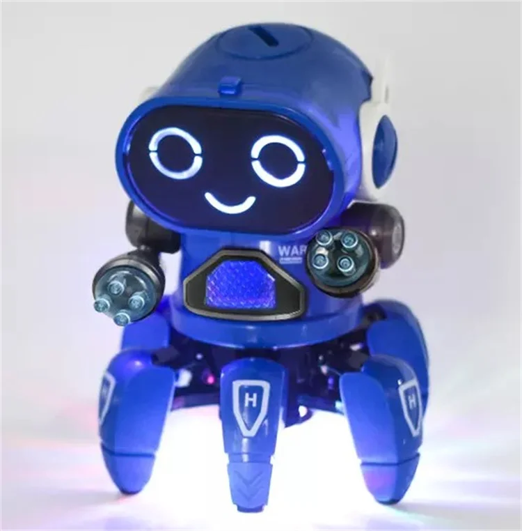 Factory OEM Custom Smart Dancing Walking Musical Robot Toys Wholesale Popular Electronic Figure Toys for Children Kids