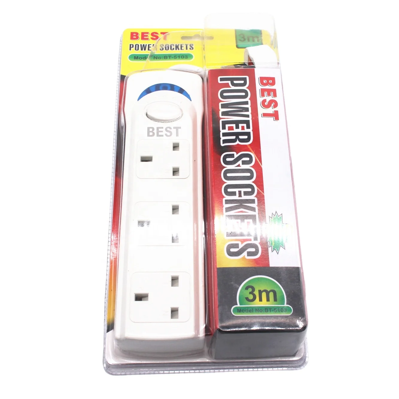 Power Extension Cables Power Cord With USB Power Strip