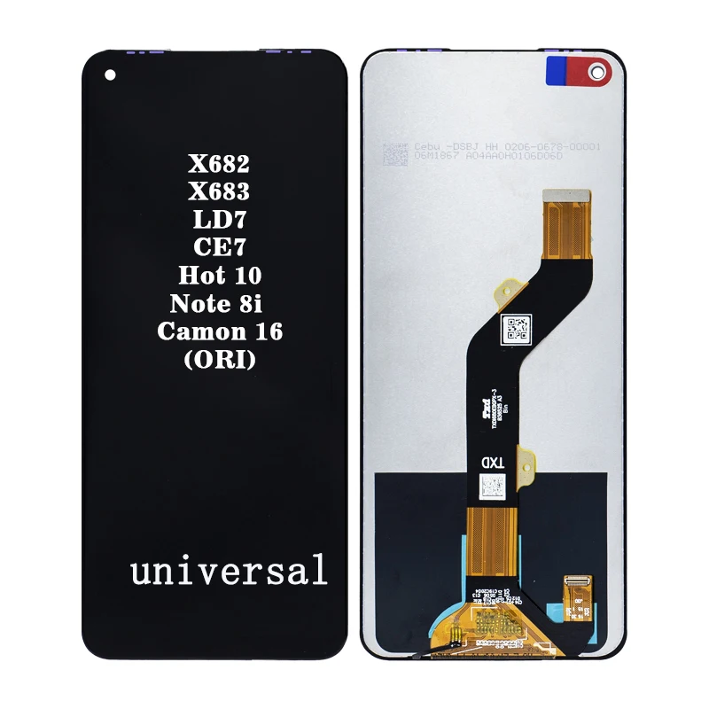 Easit Original Oem Replacement Display Screen for Infinix Note 8i X683