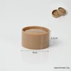 Vaporera de 4 cm con tapa - marrón