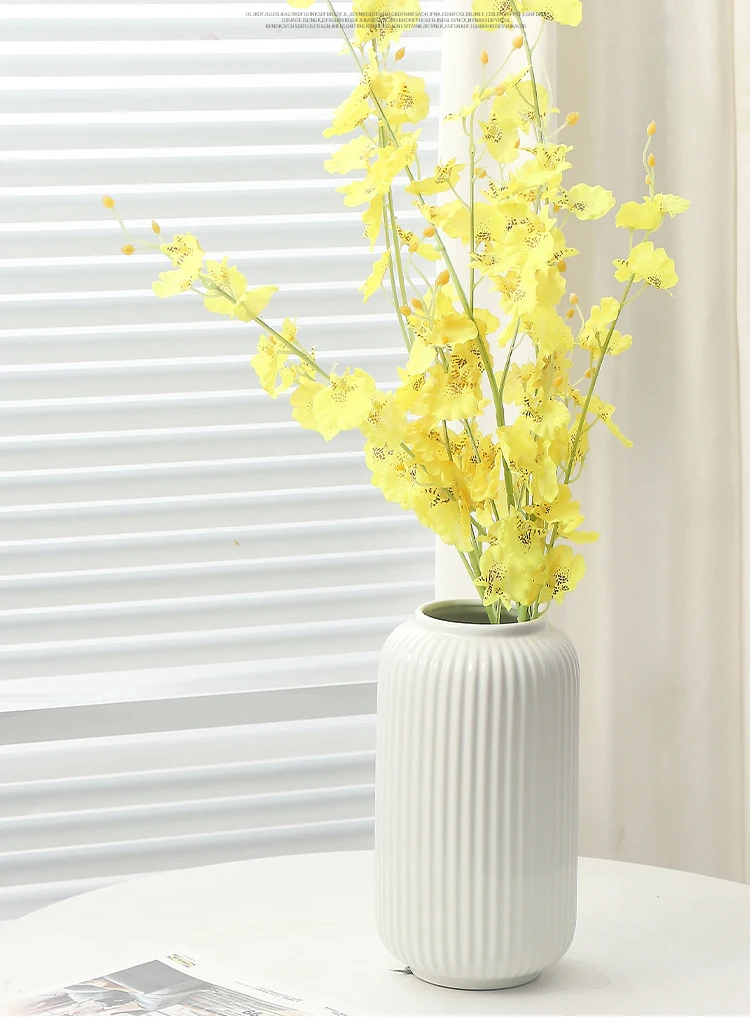 Naturix 2023 Best Sellers Decorative White Cylinder Nordic Ceramic