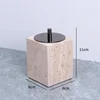 Square Jar-Black