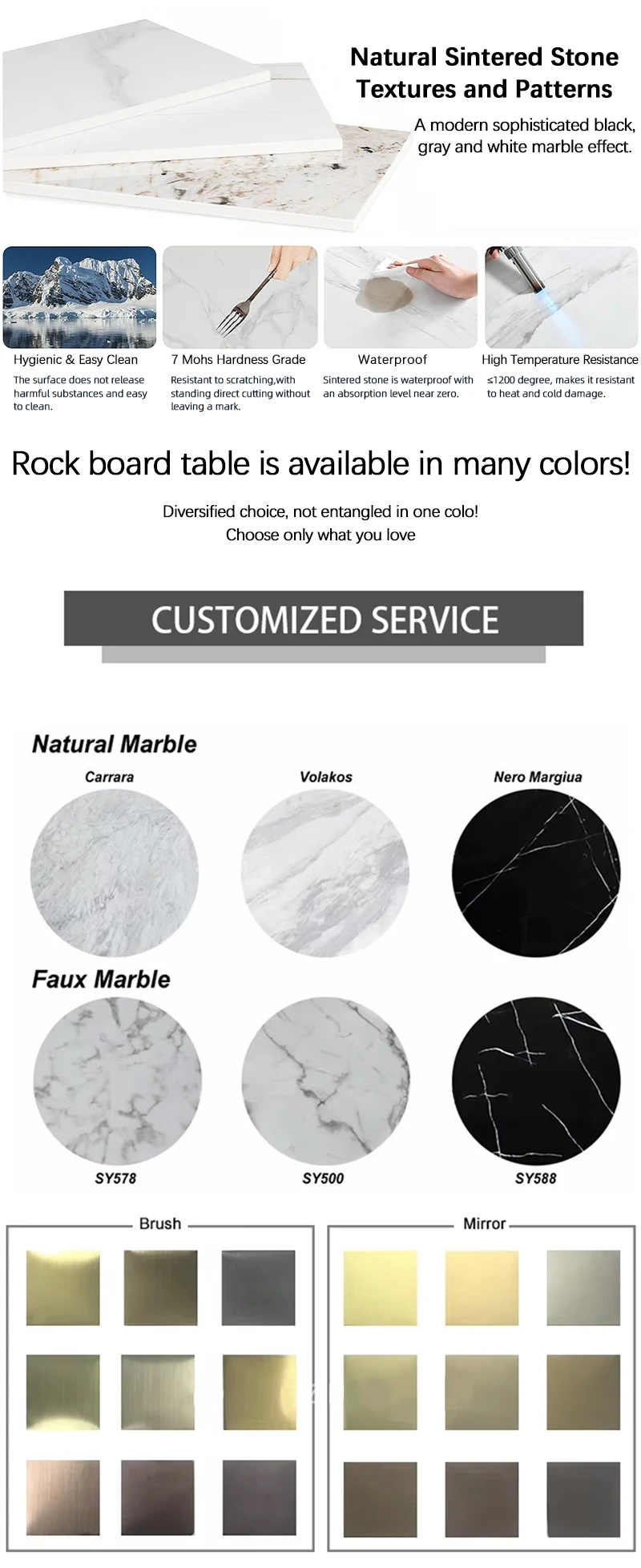 product natural travertine modern convertible durable coffee table for living room-7