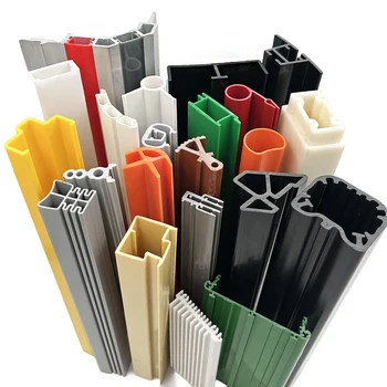 Custom production of various sizes and colors of PVC ABS PP PE plastic extruded square pipe round pipe