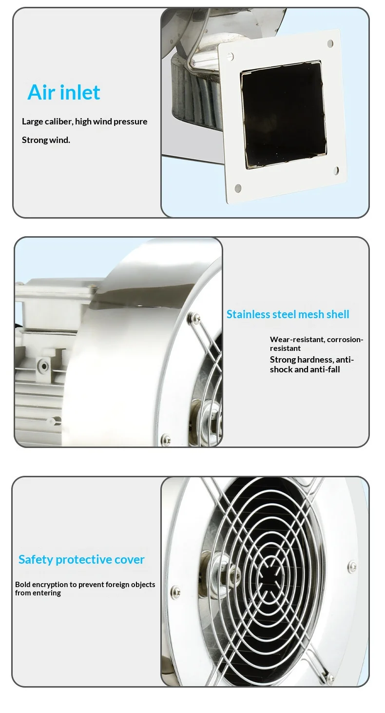 Centrifugal Blower, 220V/380V, 304, Copper - detail 30