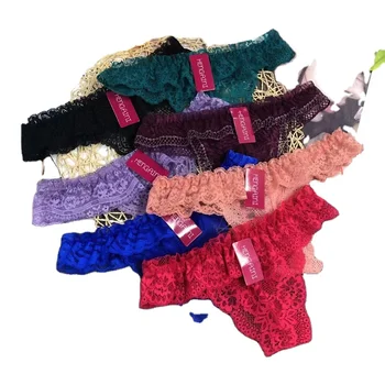 Lace Open Crotch Thong Sexy Lingerie Women Sexy Ladies Thong Wholesale