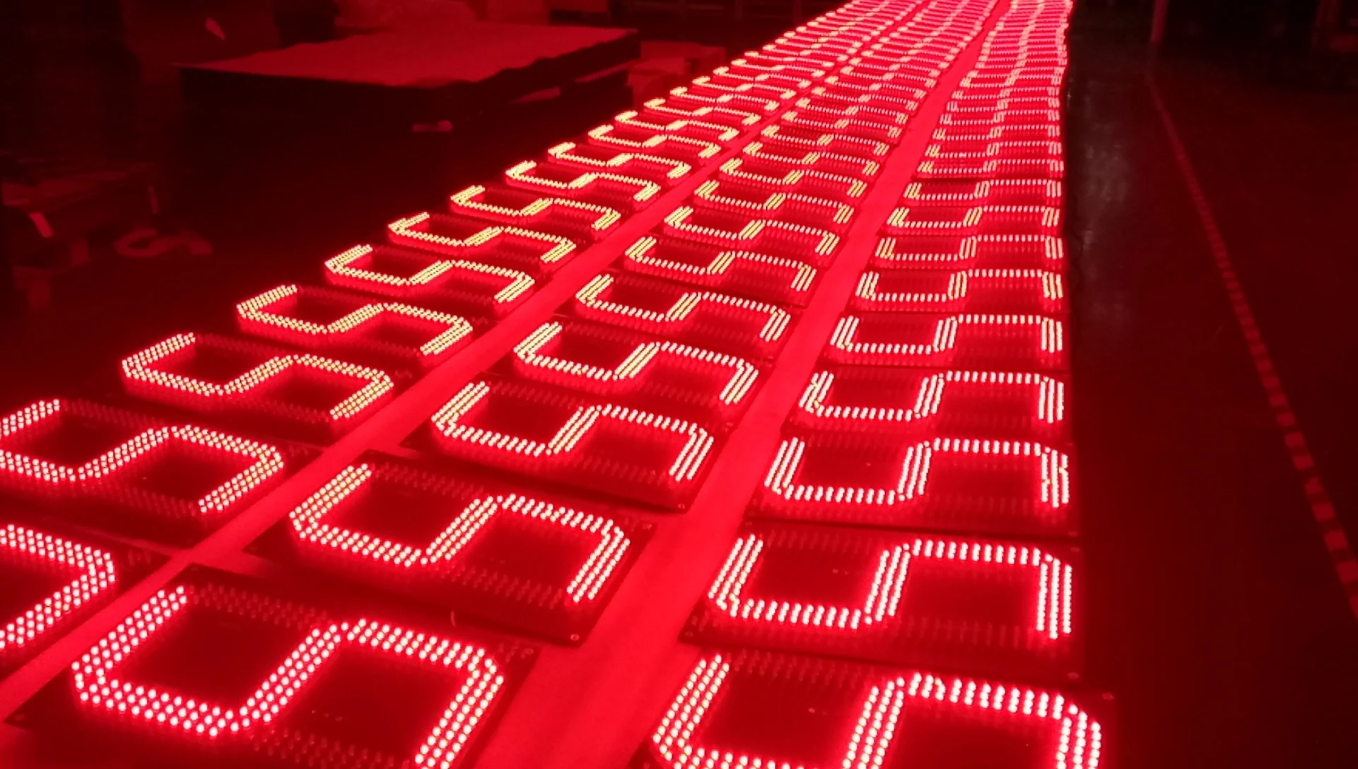 LED Digital Display 7-segment Module Temperature Screen Refueling Standing Column Brand LED Oil Price Tag Single Red