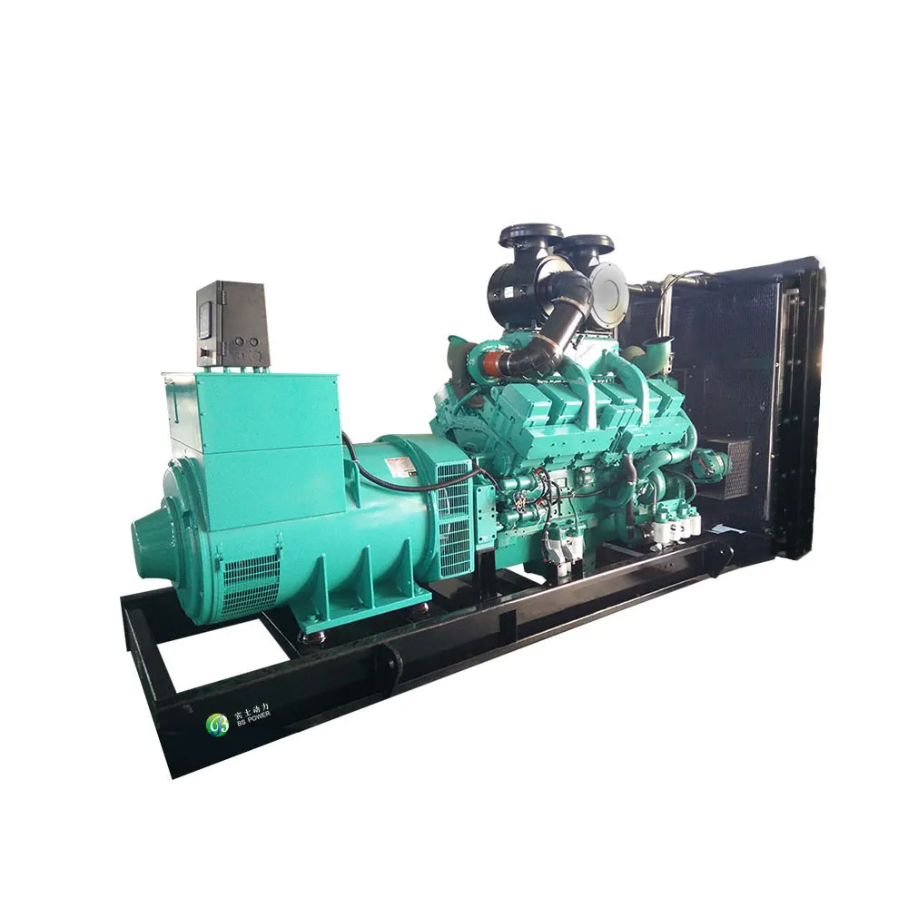 1000KVA Biogas Electrical Generator Gas Genset Gas Turbine Generators